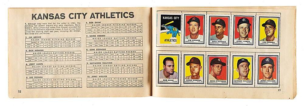 1962 Topps Stamps Complete Set (200) in Original Album