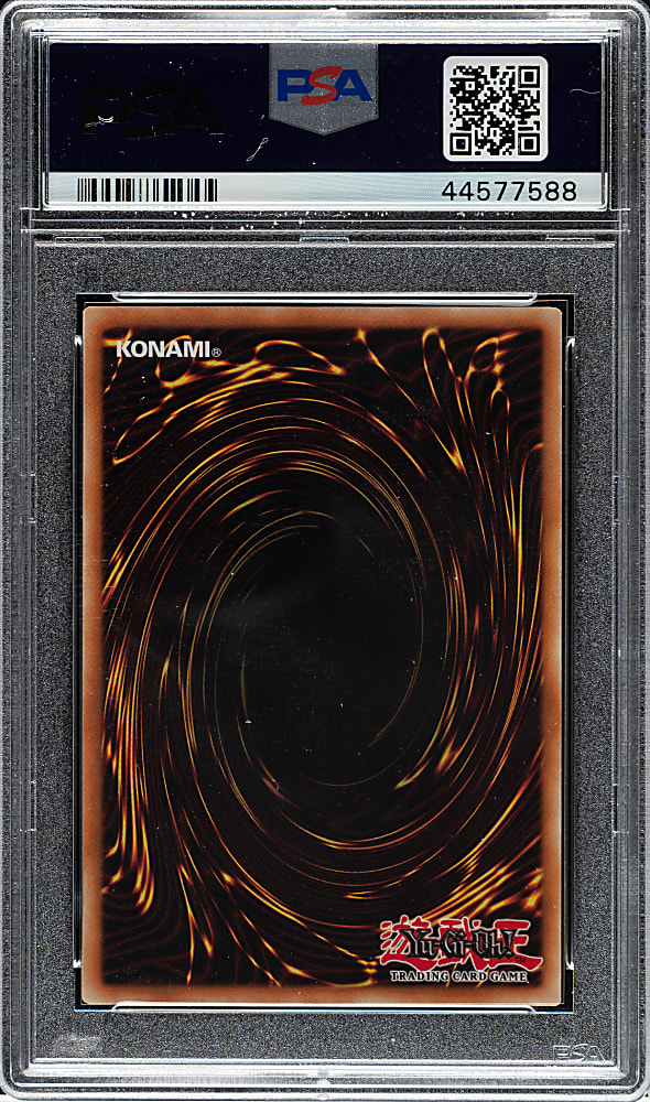 2004 Yu-Gi-Oh! Invasion of Chaos #054 Dark Mirror Force Ultra Rare Holographic PSA NM-MT 8