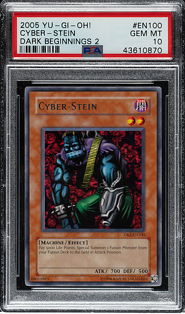 2005 Yu-Gi-Oh! Dark Beginning 2 #EN100 Cyber Stein Rare PSA GEM MINT 10 - 1 of 1!