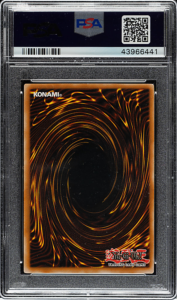 2004 Yu-Gi-Oh! Invasion of Chaos #065 Dark Magician of Chaos Ultra Rare Holographic PSA NM-MT 8