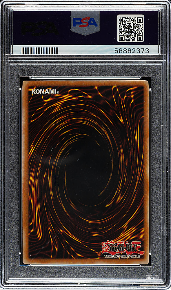 2005 Yu-Gi-Oh! Elemental Energy #EN022 Brron, Mad King of Dark World Ultimate Rare PSA NM-MT 8