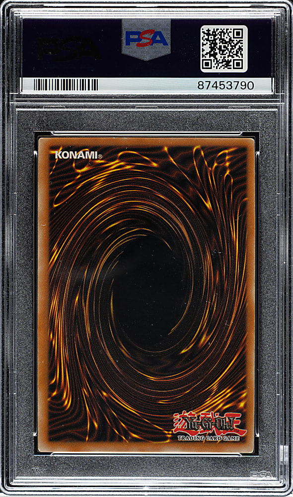 2004 Yu-Gi-Oh! Invasion of Chaos 1st Edition #094 Dimension Fusion Ultra Rare Holographic PSA NM 7