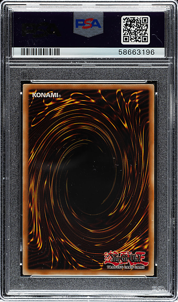 2004 Yu-Gi-Oh! Invasion of Chaos #094 Dimension Fusion Ultra Rare Holographic PSA GEM MINT 10