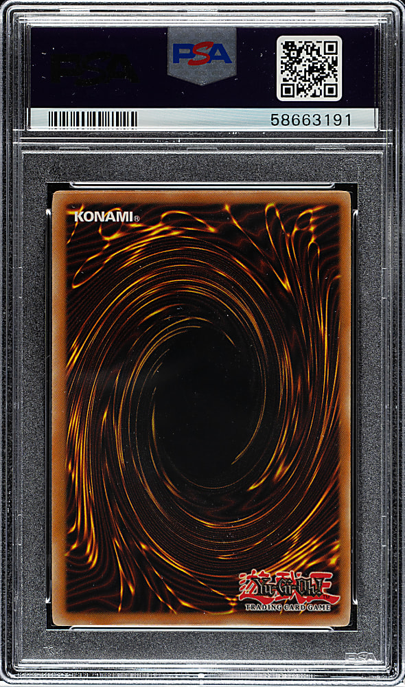 2003 Yu-Gi-Oh! Magician Force #058 Luster Dragon Ultra Rare Holographic PSA GEM MINT 10
