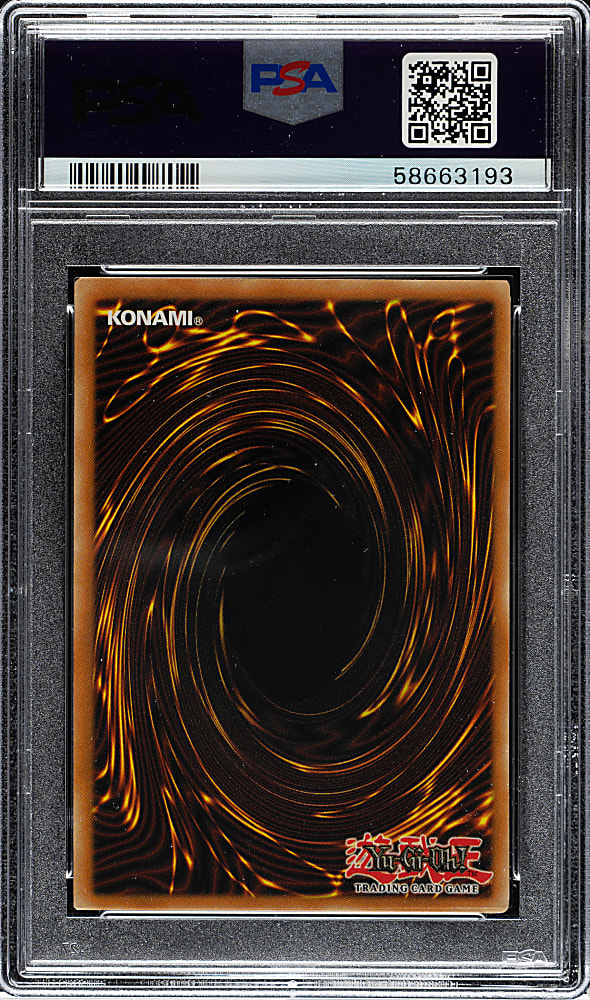 2003 Yu-Gi-Oh! Magician Force #071 Breaker The Magical Warrior Ultra Rare Holographic PSA MINT 9