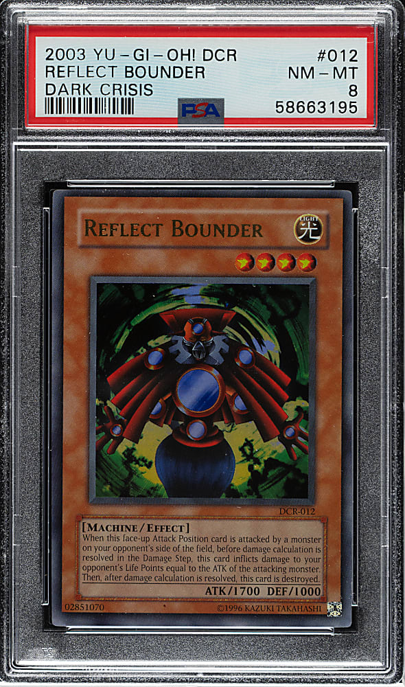 2003 Yu-Gi-Oh! Dark Crisis #012 Reflect Bounder Ultra Rare Holographic PSA NM-MT 8