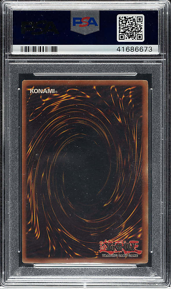 2002 Yu-Gi-Oh BPT - Collector's Tin Promo #001 Dark Magician Holographic PSA NM-MT 8