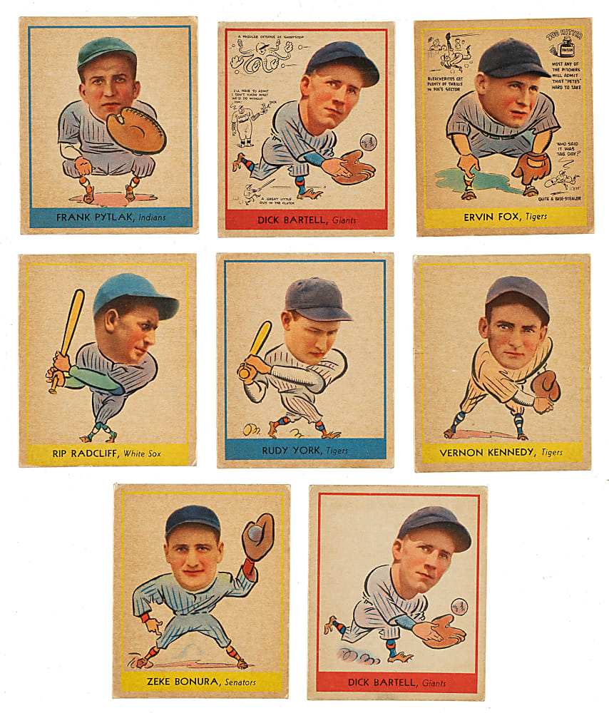 1938 R323 Goudey "Heads-Up" Collection (12)