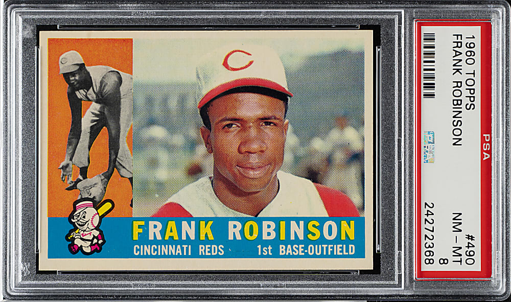 1960 Topps #490 Frank Robinson PSA NM-MT 8
