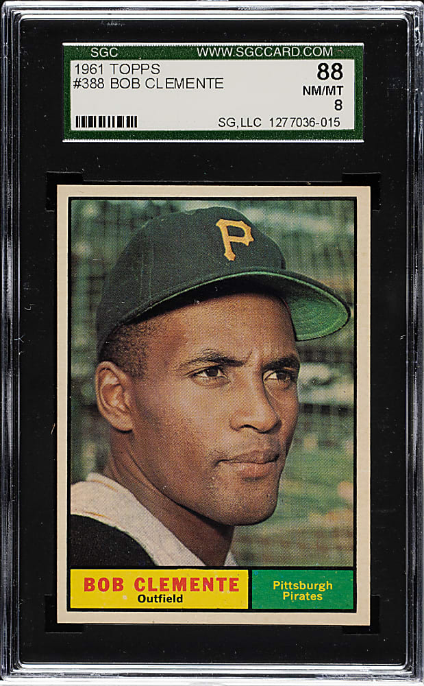 1961 Topps #388 Roberto Clemente SGC NM/MT 88