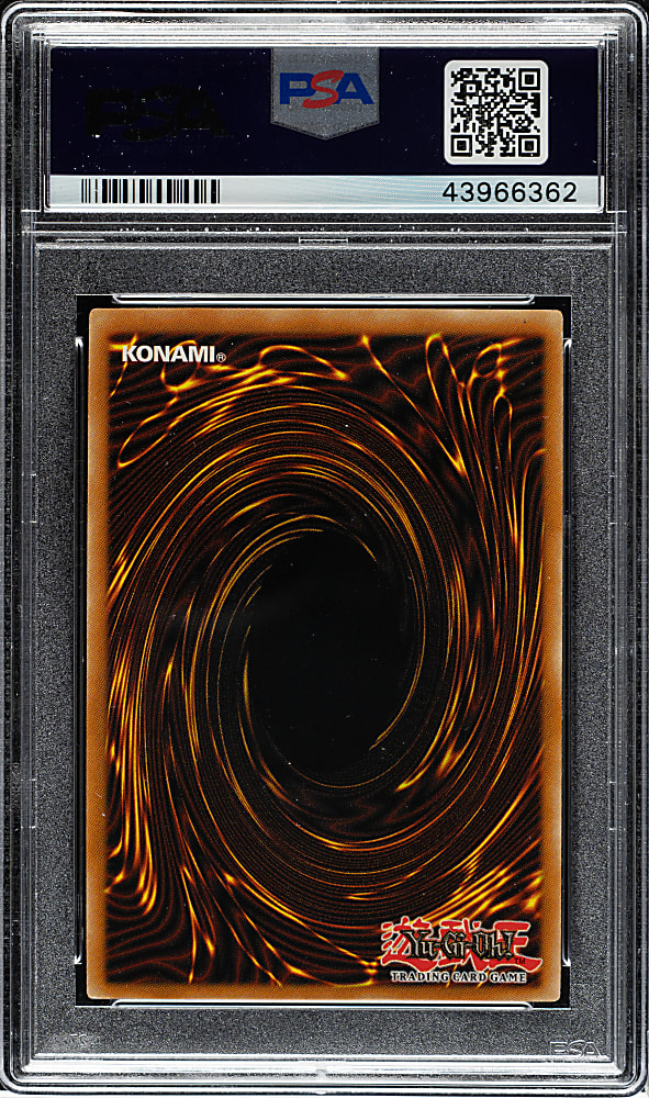 2003 Yu-Gi-Oh! Magician Force 1st Edition #105 Dark Paladin Ultra Rare Holographic Uncorrected Art PSA EX 5