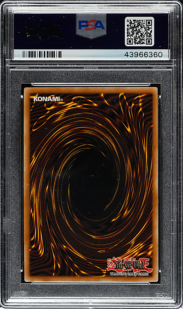 2003 Yu-Gi-Oh! Magician Force 1st Edition #065 Skilled Dark Magician Super Rare Holographic PSA MINT 9
