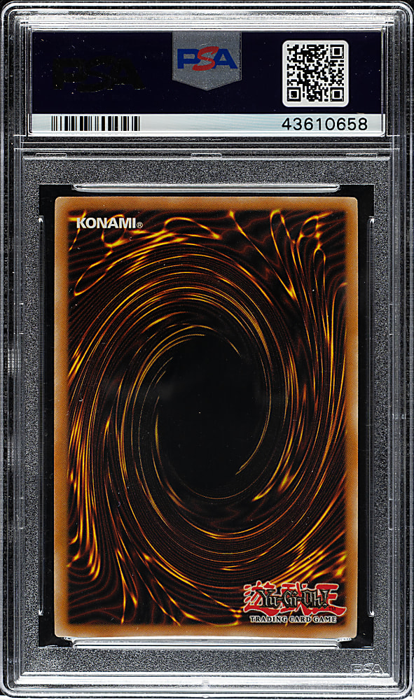 2004 Yu-Gi-Oh! Ancient Sanctuary 1st Edition #095 Dark Magic Attack Ultra Rare Holographic PSA MINT 9