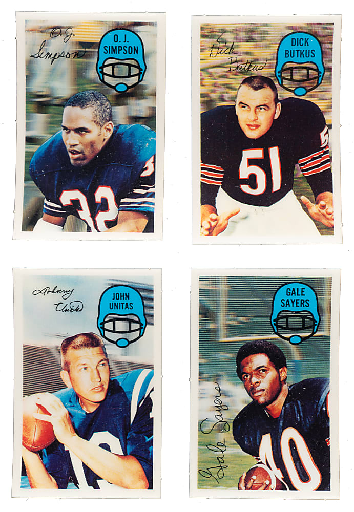 1970 Kellogg's Football Complete Set (60)