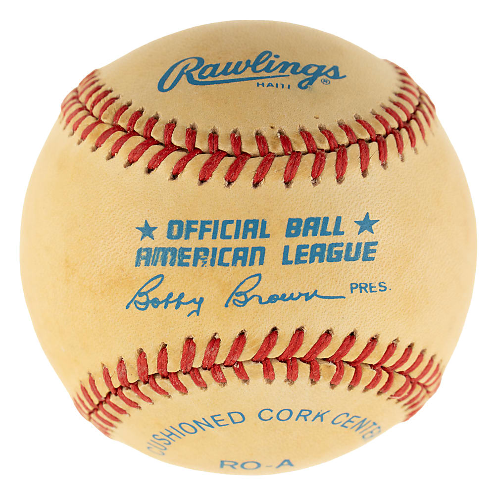 Mickey Mantle Single-Signed Baseball - JSA