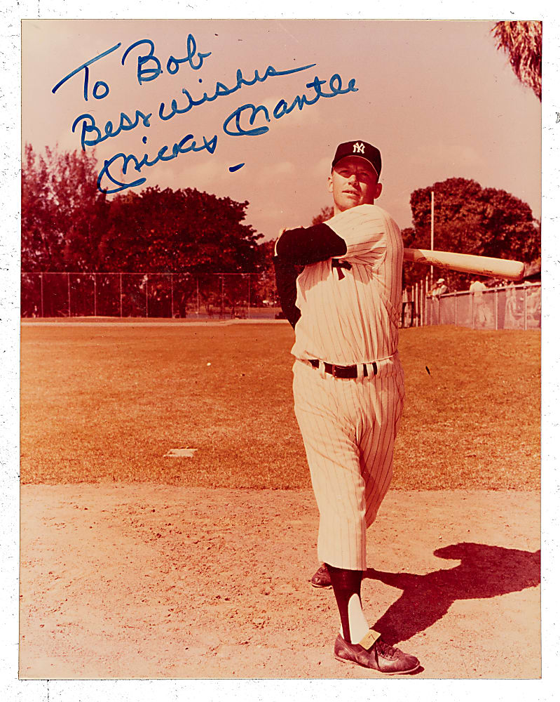 Mickey Mantle Signed Photograph - JSA