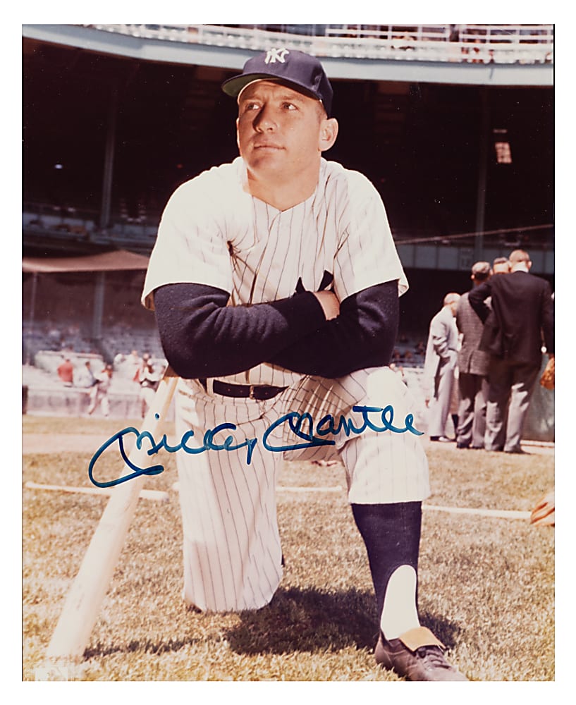 Mickey Mantle Signed Photograph - JSA