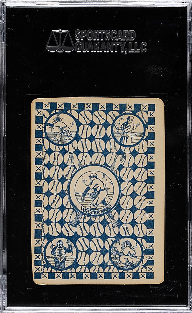 1923 WG7 Walter Mails Game George Burns SGC NM/MT 88