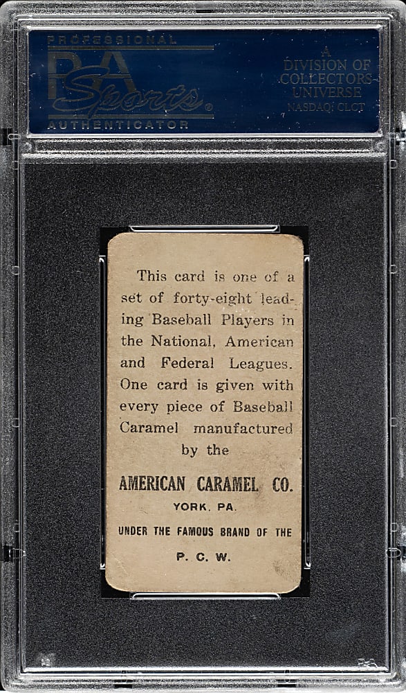 1915 E106 American Caramel Clyde Engle PSA GOOD 2
