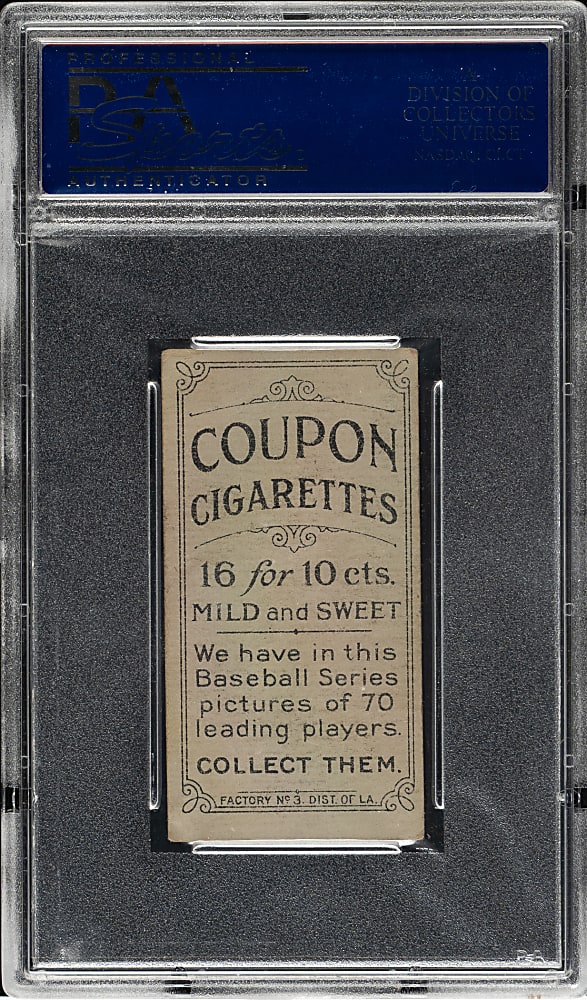 1919 T213 Coupon Cigarettes (Type 3) Chief Myers New Haven PSA VG-EX 4