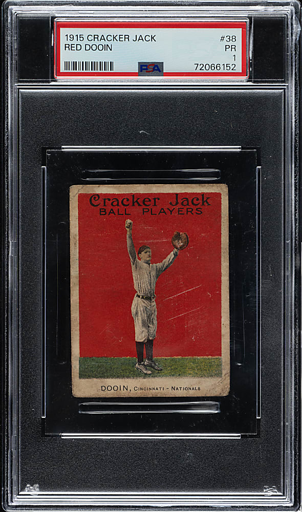 1915 E145 Cracker Jack #38 Red Dooin PSA POOR 1
