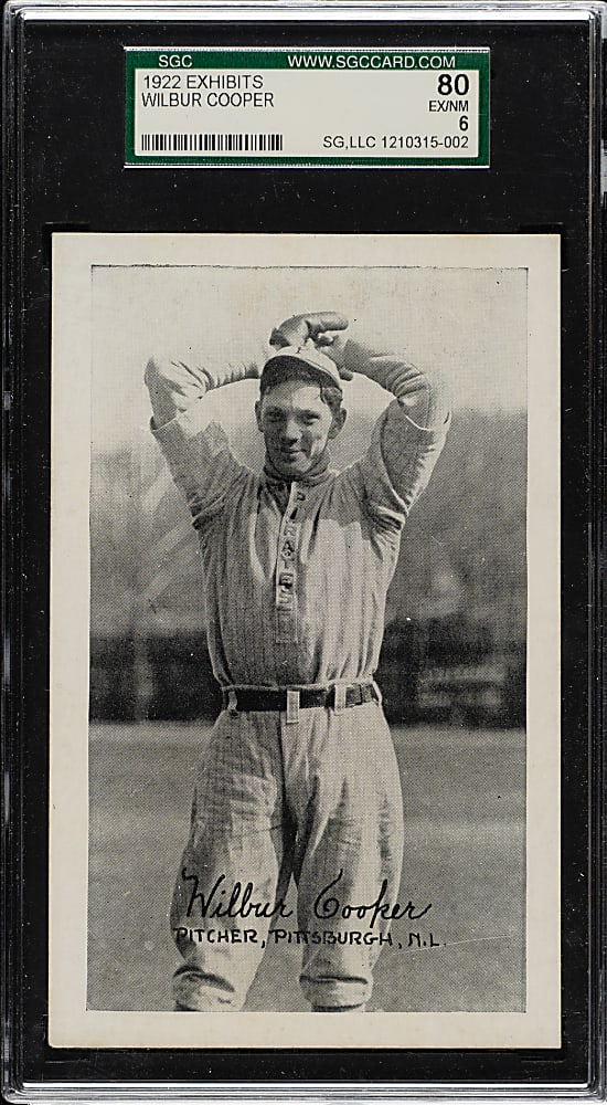 1922 Exhibits Wilbur Cooper SGC EX/NM 80