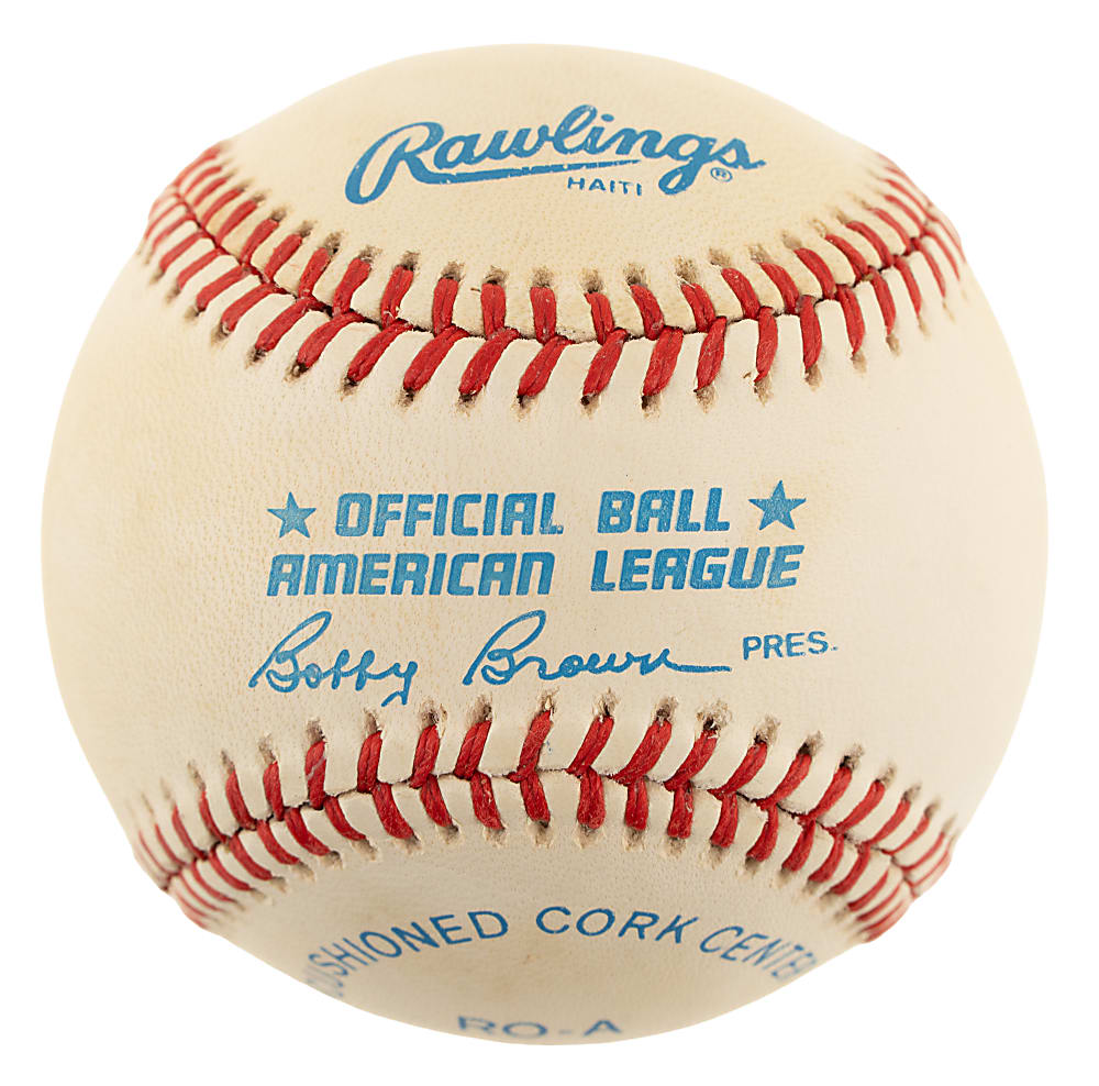 Rickey Henderson Single-Signed Baseball - JSA