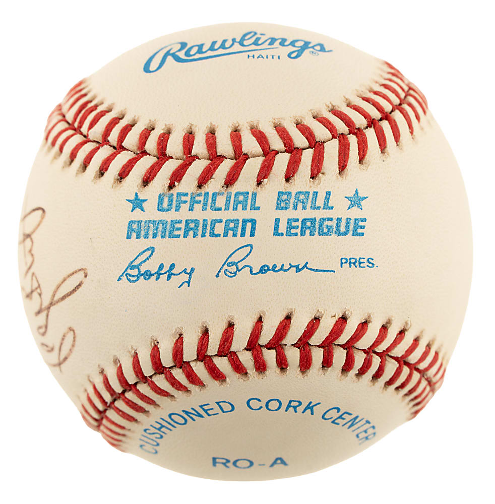 George Brett Single-Signed Baseball - JSA