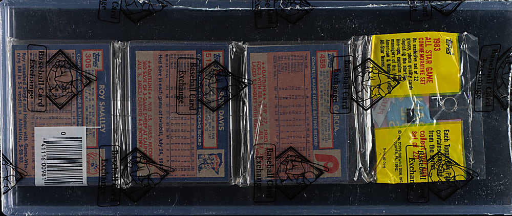 1984 Topps Unopened Rack Pack - BBCE