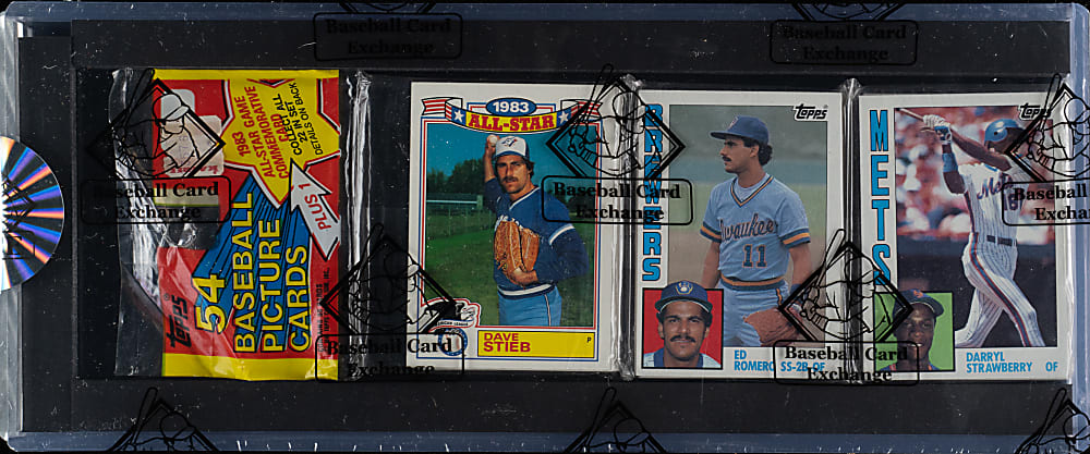 1984 Topps Unopened Rack Pack - Brewers Leaders with Ted Simmons on Back - BBCE