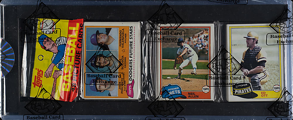 1981 Topps Unopened Rack Pack - Carl Yastrzemski on Back - BBCE