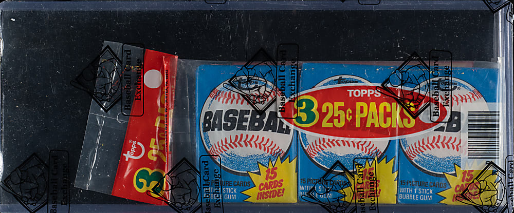 1980 Topps Unopened Grocery Rack Pack - BBCE