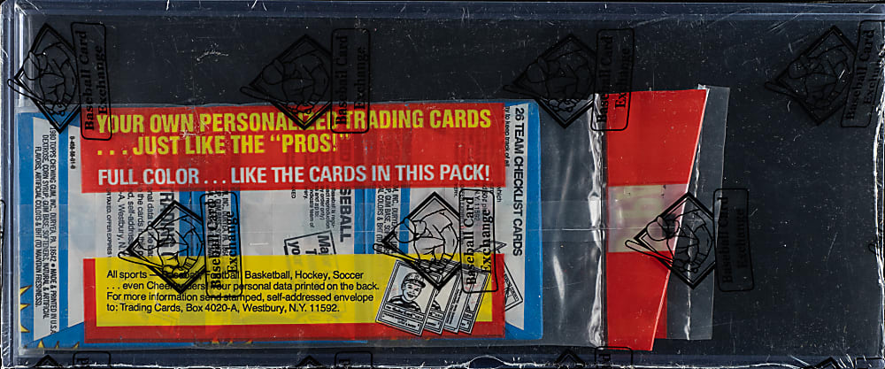 1980 Topps Unopened Grocery Rack Pack - BBCE