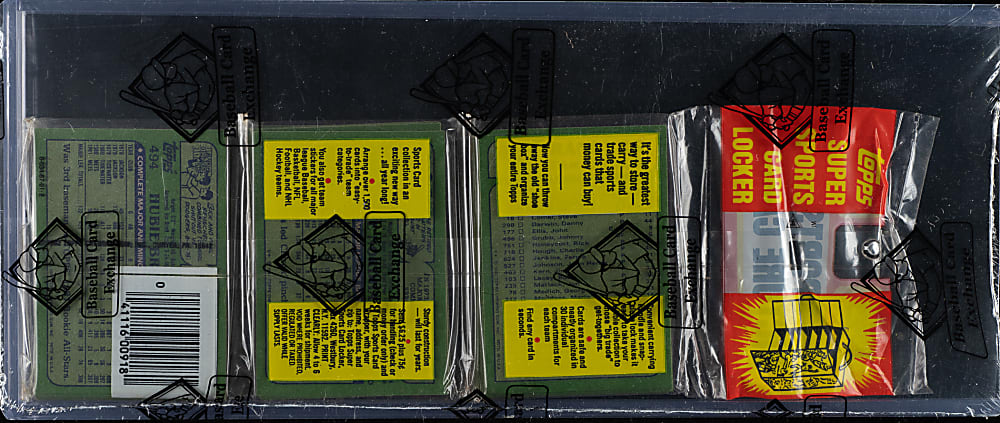 1982 Topps Unopened Rack Pack - Tom Seaver and George Brett on Top - BBCE