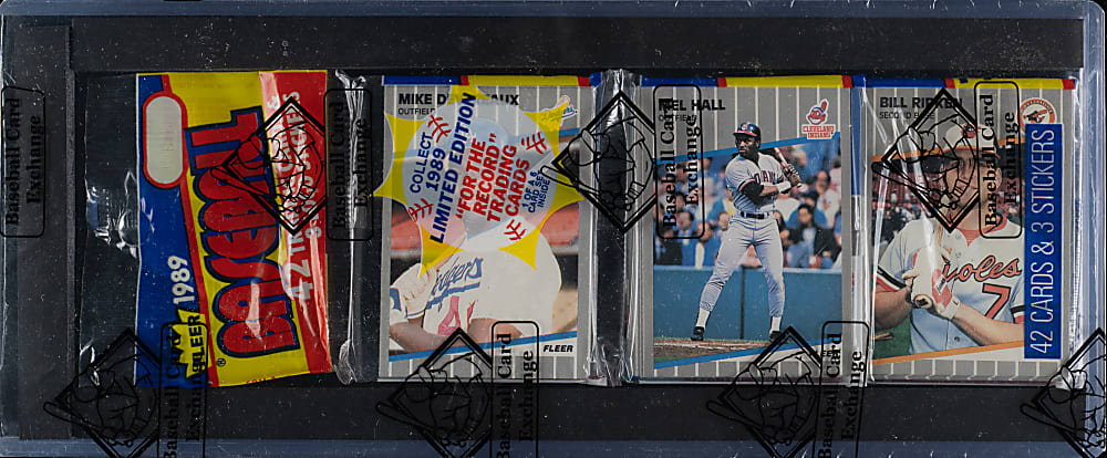 1989 Fleer Unopened Rack Pack - BBCE