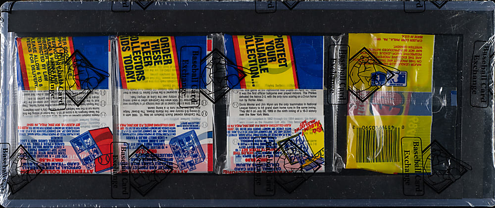 1989 Fleer Unopened Rack Pack - BBCE