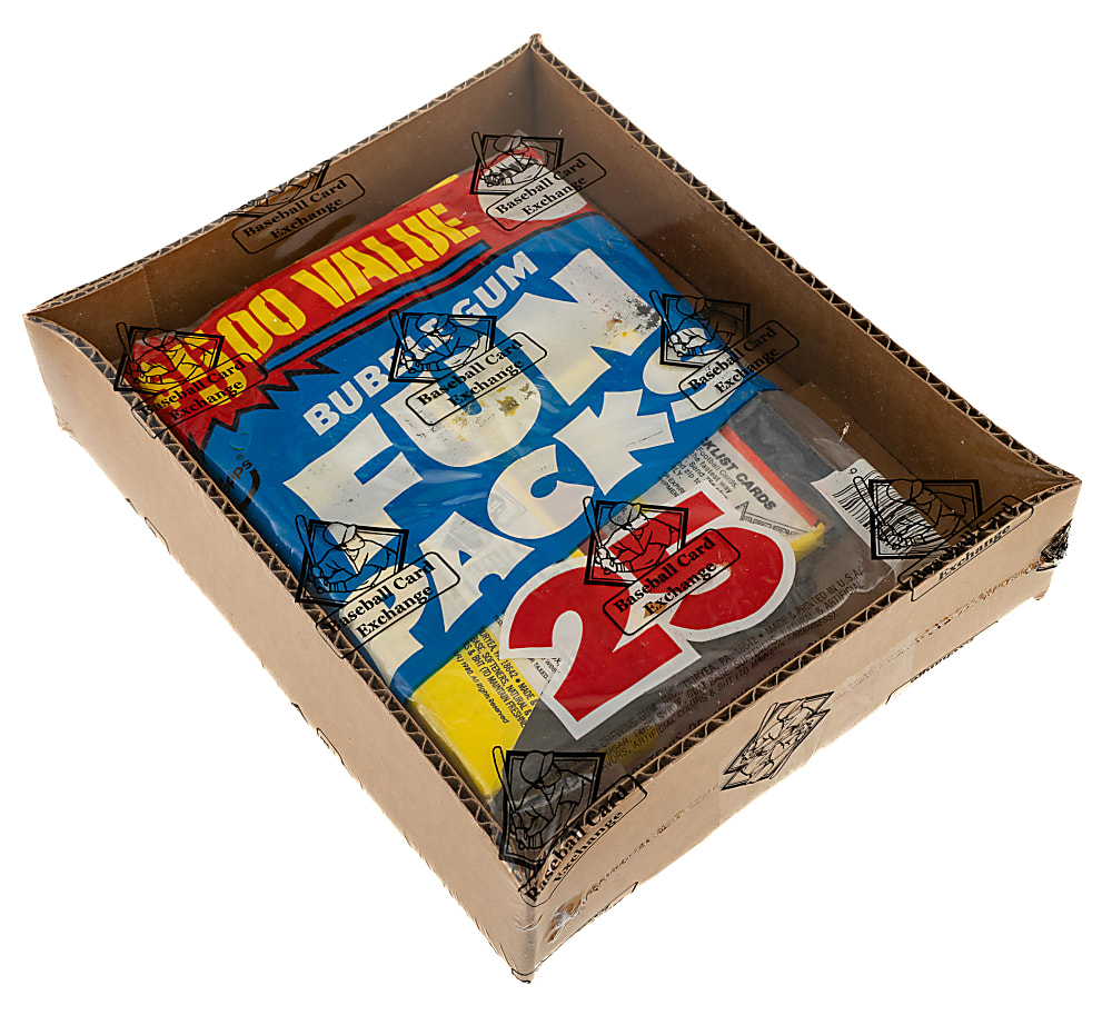 1981 Topps "Fun Packs" Unopened Bag (25 Packs) Including Twelve Football and Four Football Stickers - BBCE