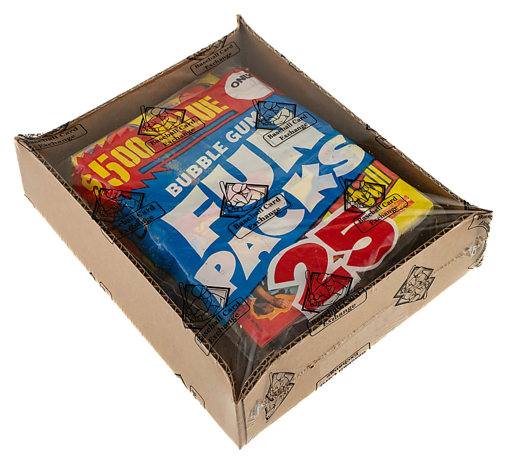 1981 Topps "Fun Packs" Unopened Bag (25 Packs) Including Twelve Football and Four Football Stickers - BBCE