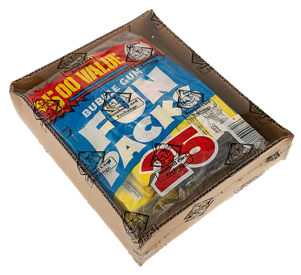 1981 Topps "Fun Packs" Unopened Bag (25 Packs) Including Twelve Football and Four Football Stickers - BBCE