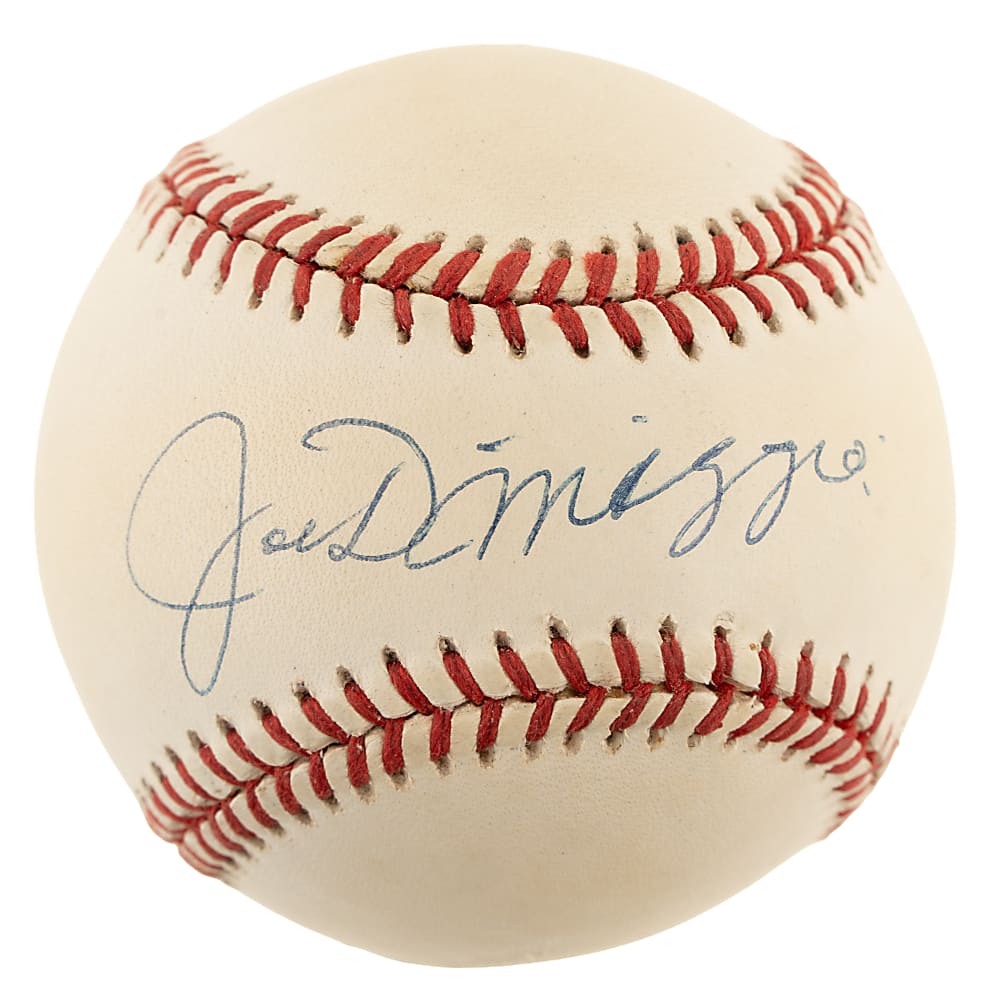 Joe DiMaggio Single-Signed Baseball - JSA