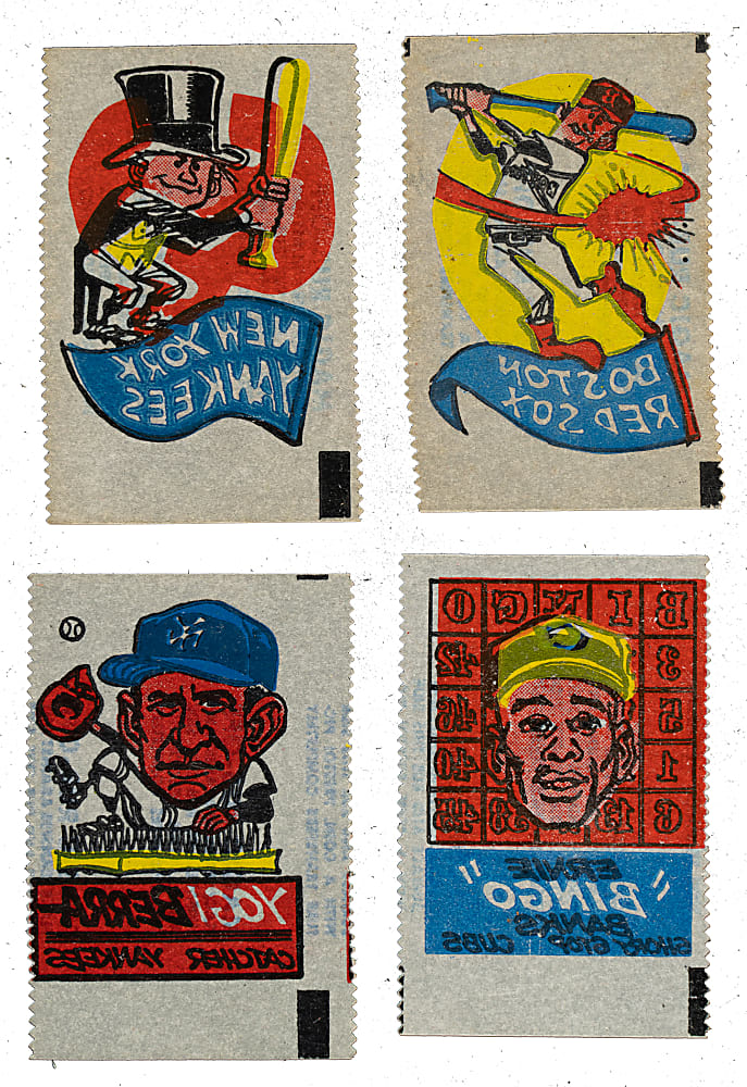 1961 Topps Magic Rub-Offs Complete Set (36)