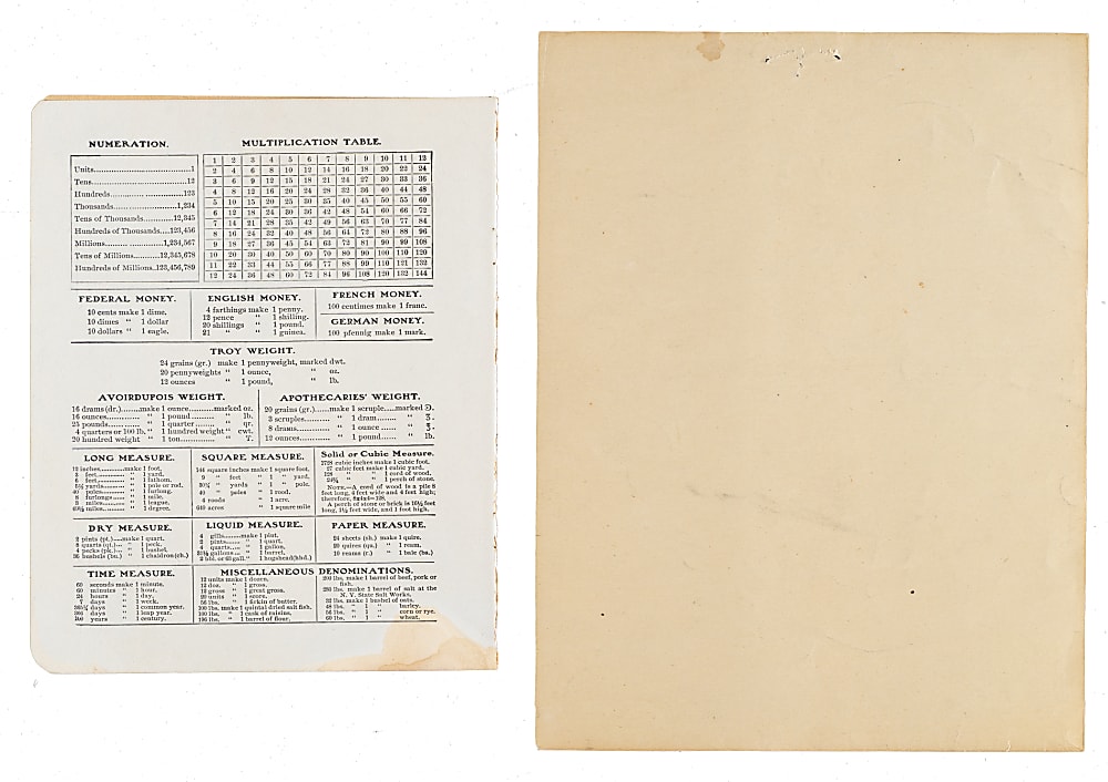 Circa 1920s Fan Favorites Notebook Cover and Newspaper Premium Eddie Collins Pair