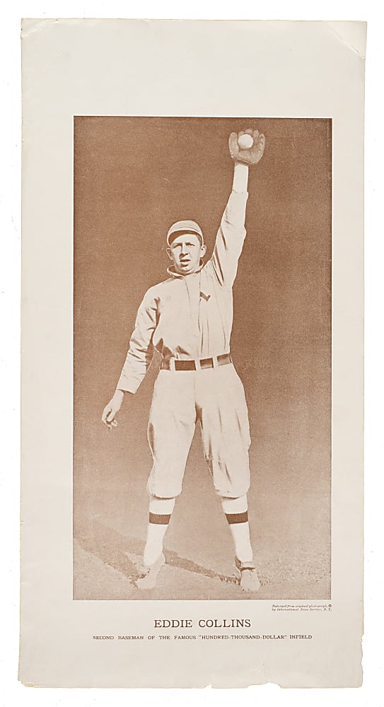 1913-1915 M113 Eddie Collins Baseball Magazine Premium