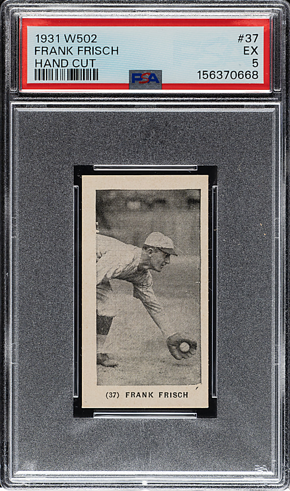 1931 W502 #50 Frank Frisch PSA EX 5