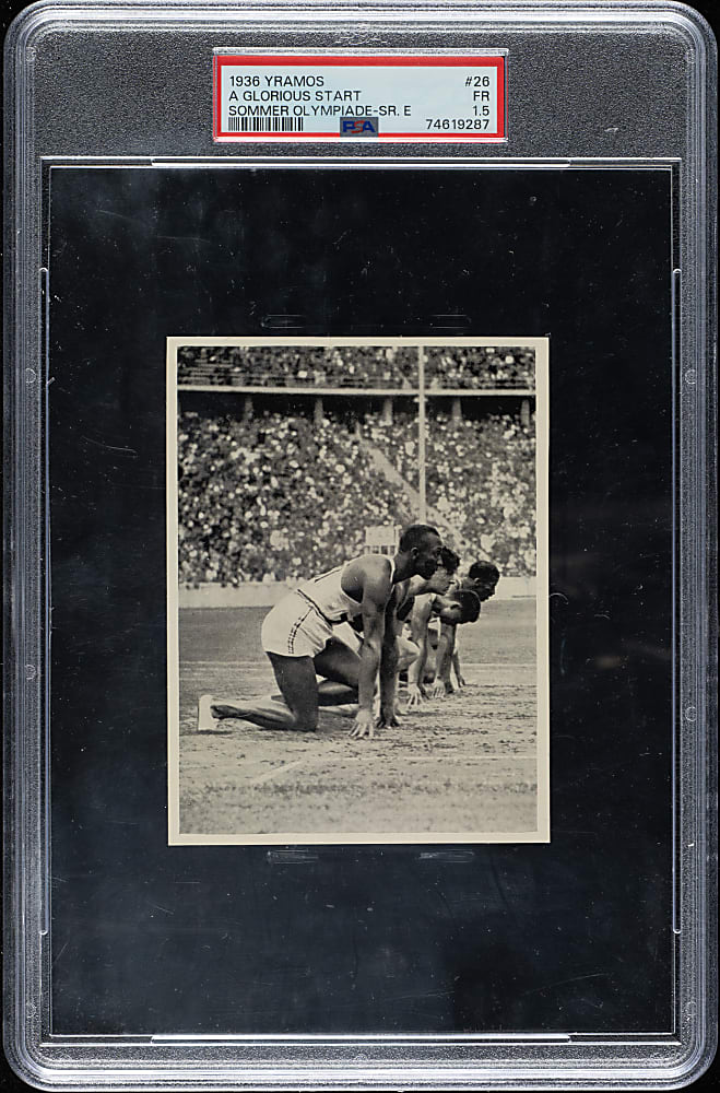 1936 Yramos Sommer Olympiade #26 Jesse Owens PSA FAIR 1.5