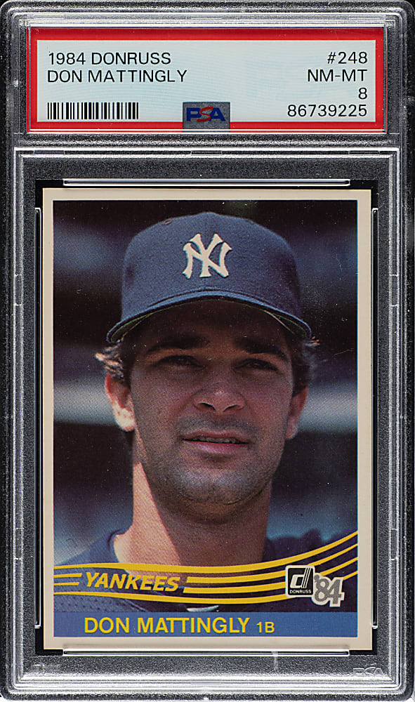 1984 Donruss #248 Don Mattingly Rookie PSA NM-MT 8