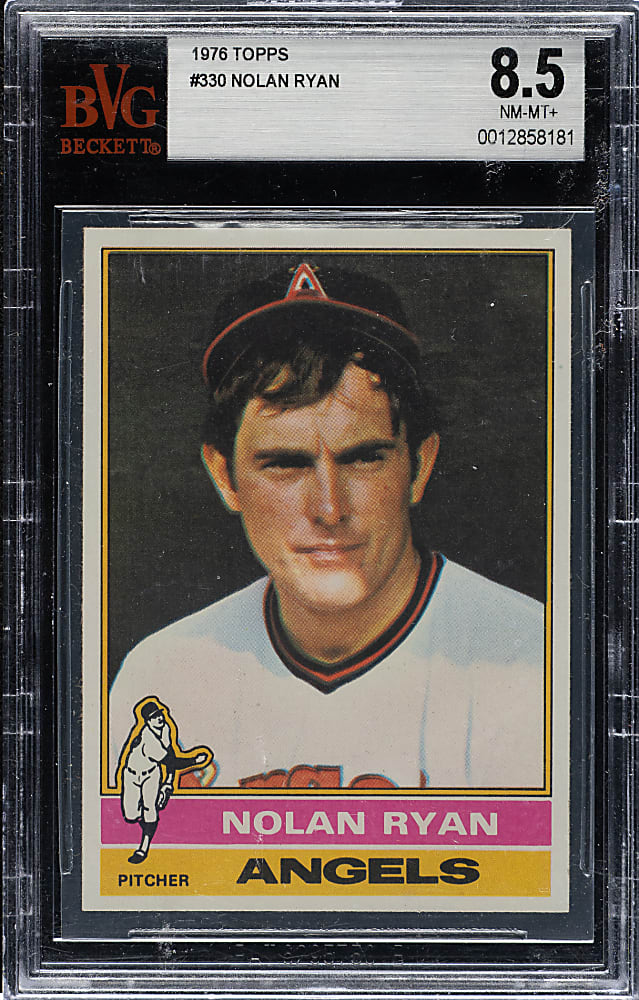 1976 Topps #330 Nolan Ryan BVG NM-MT+ 8.5
