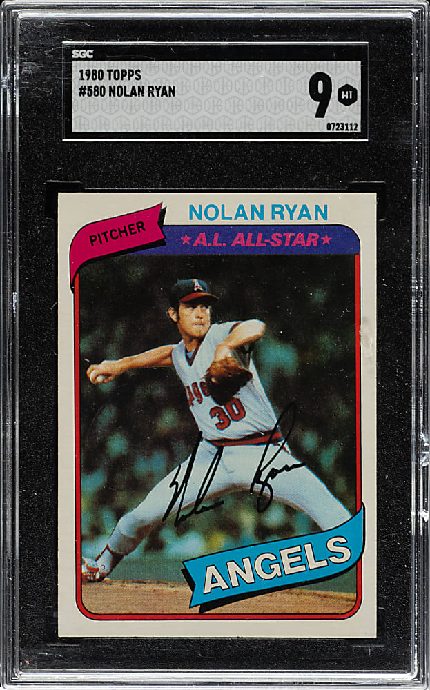 1980 Topps #580 Nolan Ryan SGC MINT 9