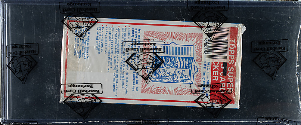 1978 Topps Unopened Wax Pack Tray - BBCE