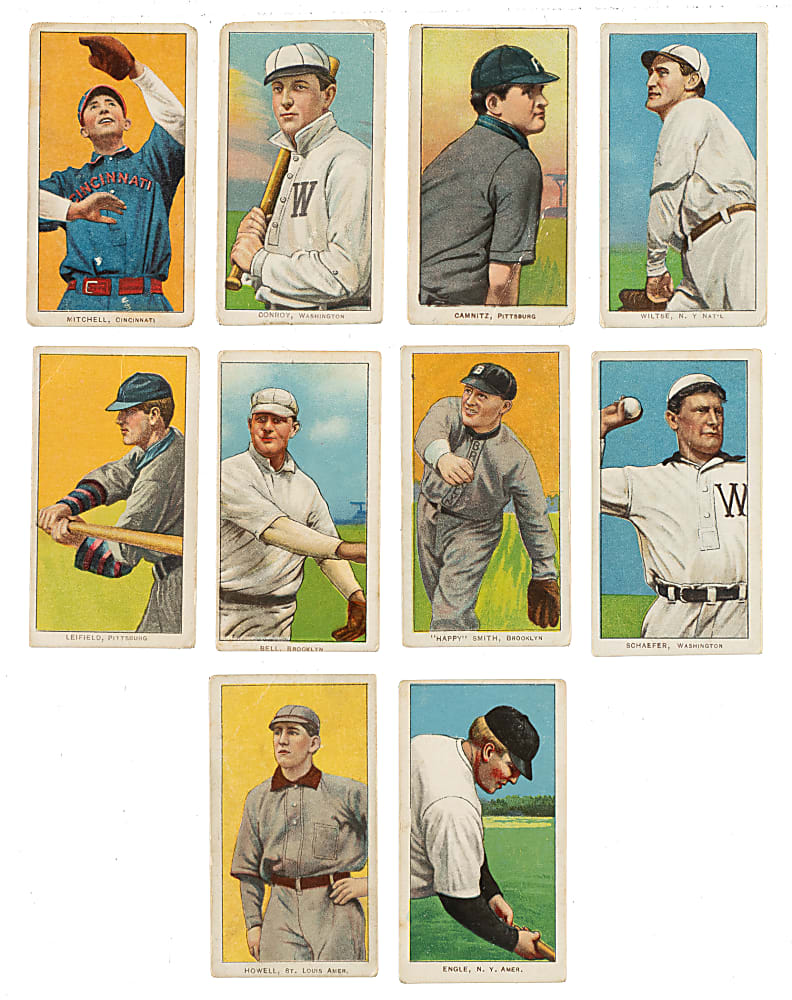 1909-1911 T206 White Border Collection (14)